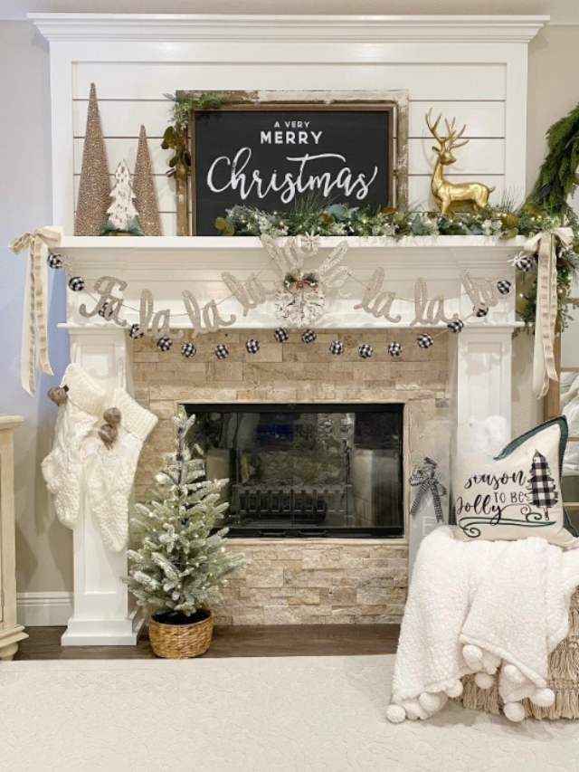 Top 10  Christmas Mantel Decorating Ideas